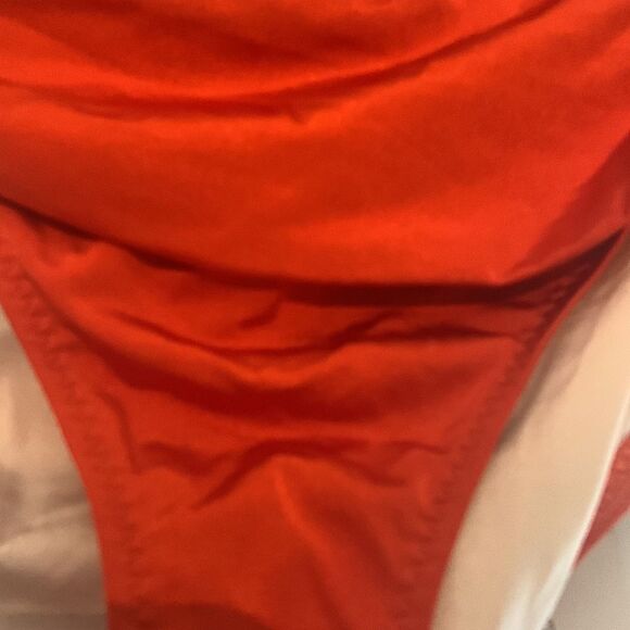 NWT Stella McCartney Draped classic bikini size M orange - Picture 3 of 10